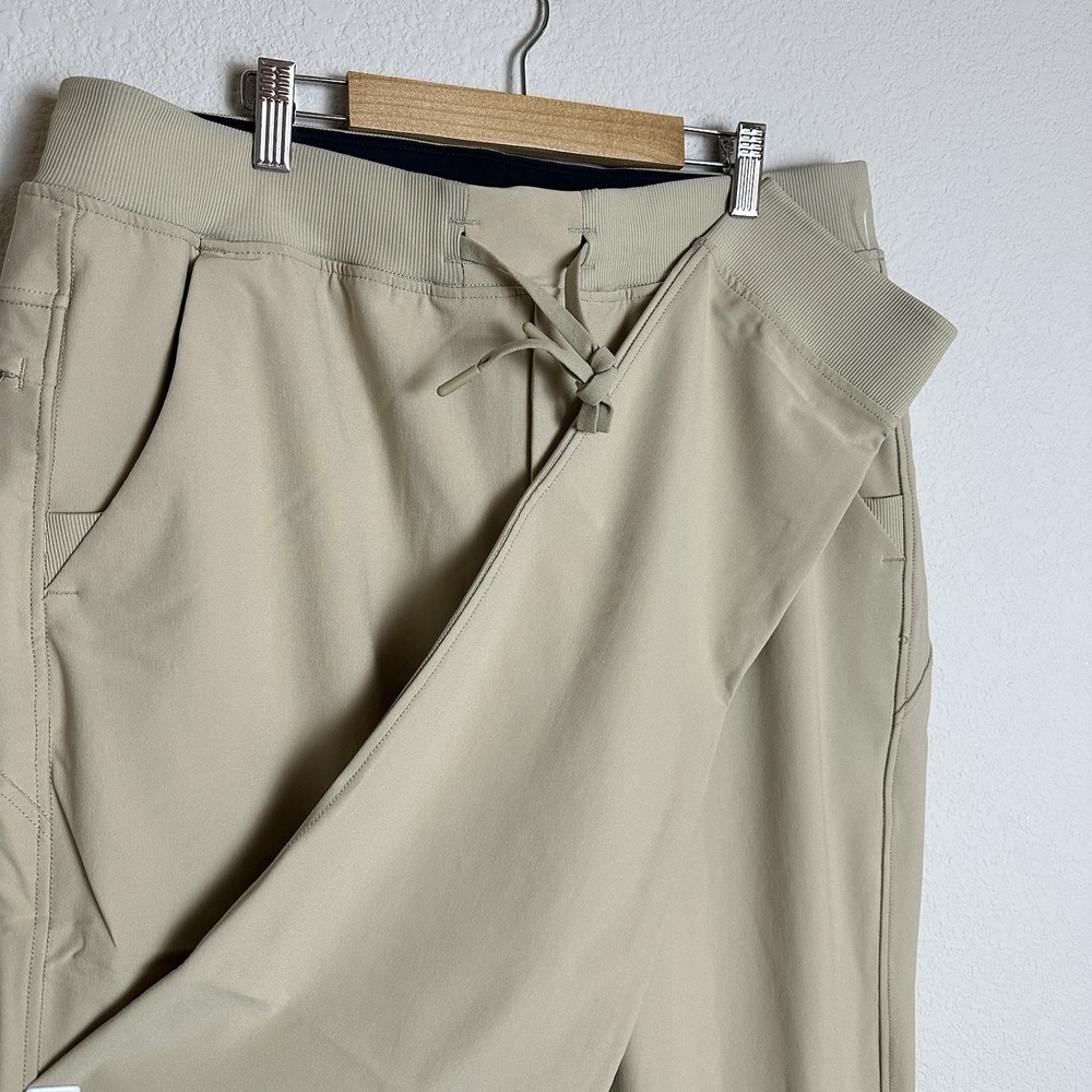 NEW Birddogs Joggers Tan Men's XXL Athletic Pants Performance Stretch With Liner